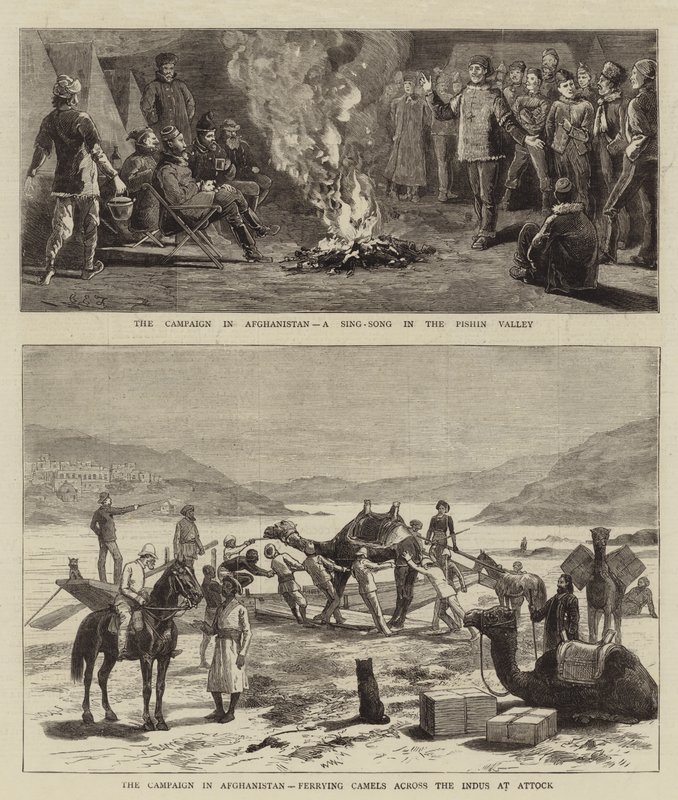 De Campagne in Afghanistan door Charles Edwin Fripp