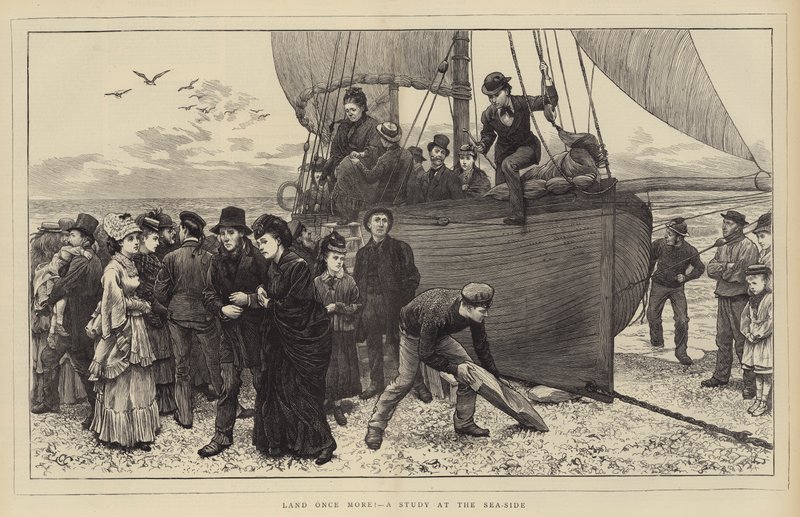 Land opnieuw! Een studie aan de kust door Charles Green