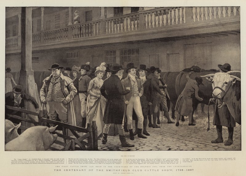De Eeuwfeest van de Smithfield Club Vee Show, 1798-1897 door Charles Green