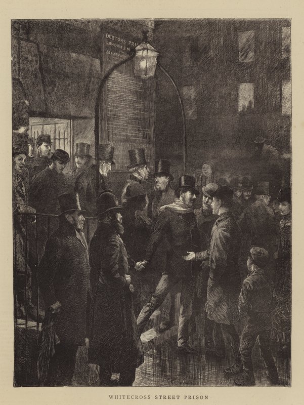 Whitecross Street Gevangenis door Charles Green