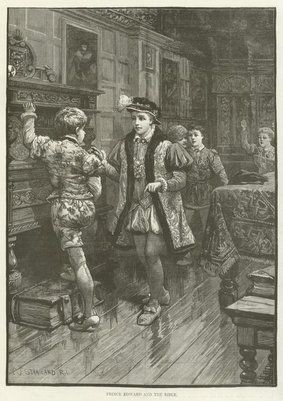 Prins Edward en de Bijbel door Charles James Richardson