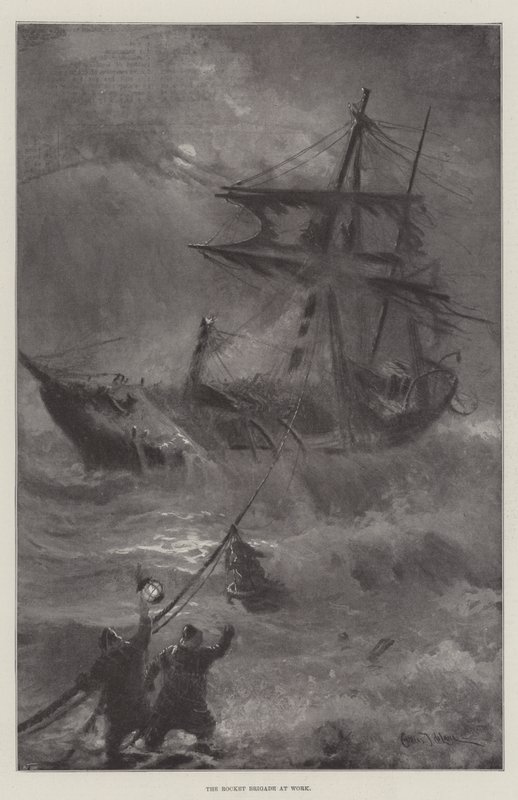 De raketbrigade aan het werk door Charles John de Lacy