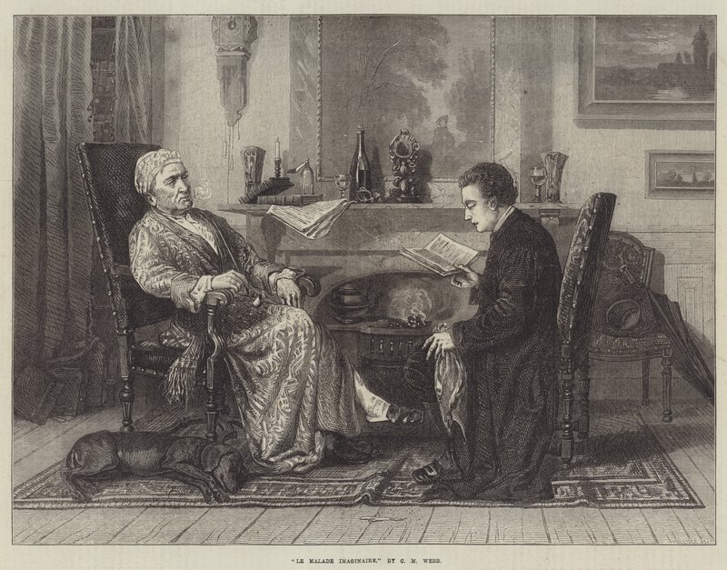 De ingebeelde Zieke door Charles Meer Webb