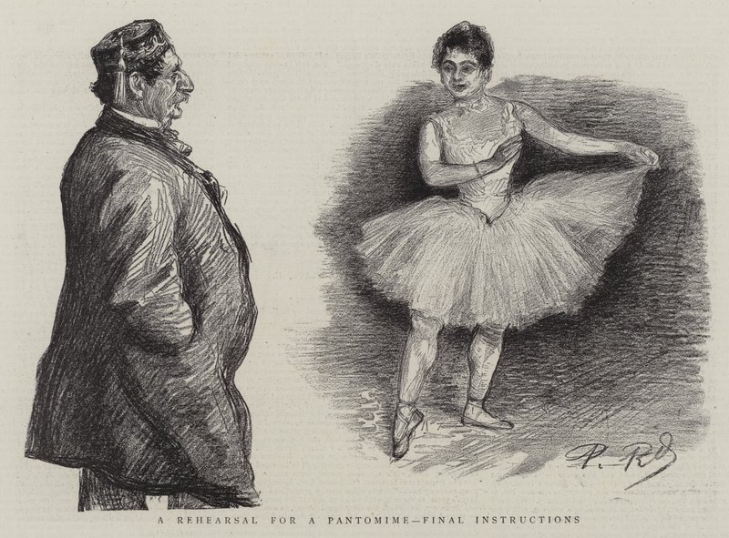 Een Repetitie voor een Pantomime, Laatste Instructies door Charles Paul Renouard