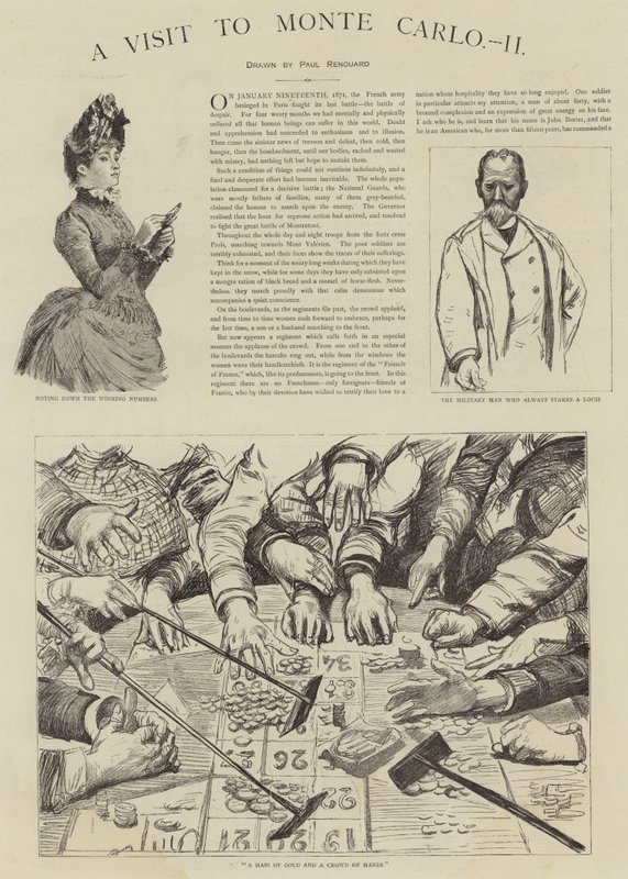 Een Bezoek aan Monte Carlo door Charles Paul Renouard