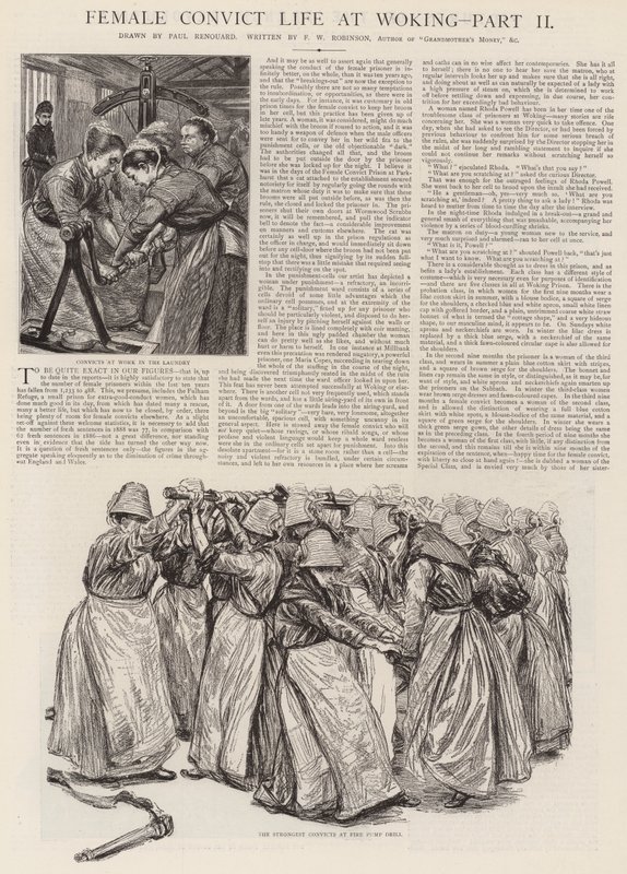 Leven van Vrouwelijke Gevangenen in Woking door Charles Paul Renouard
