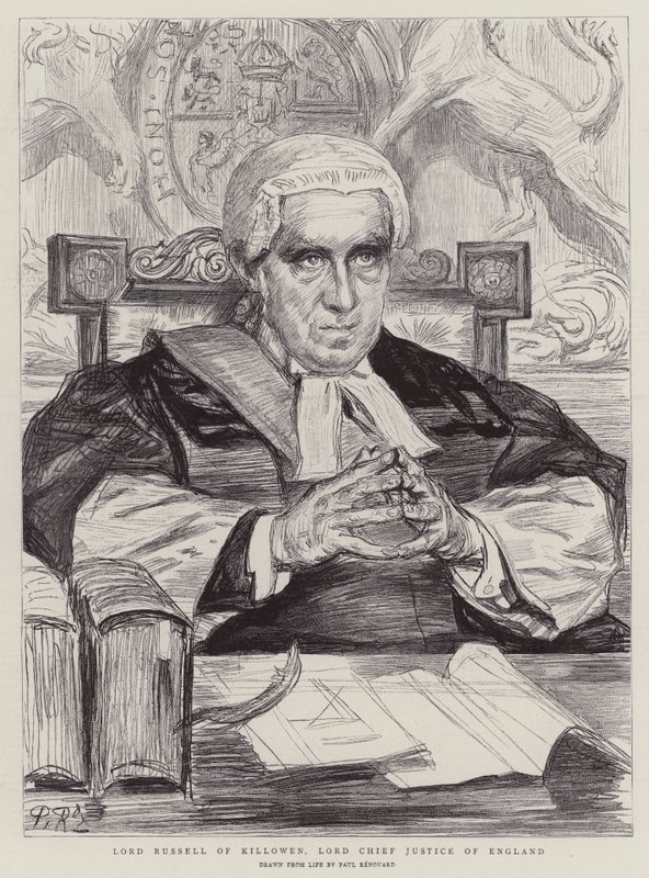 Lord Russell van Killowen, Lord Chief Justice van Engeland door Charles Paul Renouard