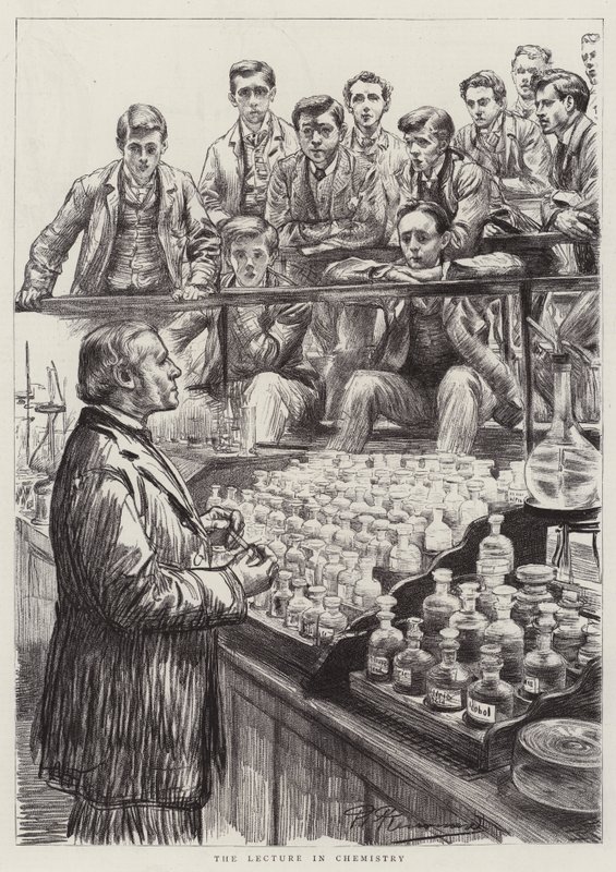 Medische Studenten aan het Werk door Charles Paul Renouard