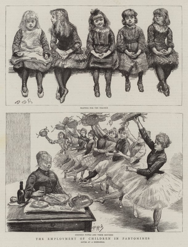 De Werkgelegenheid van Kinderen in Pantomimes door Charles Paul Renouard