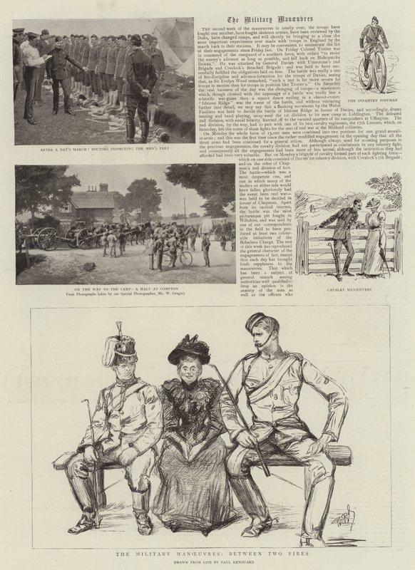 De militaire manoeuvres door Charles Paul Renouard