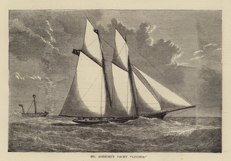 De Jacht van Mr. Ashbury, Livonia door Charles Ricketts