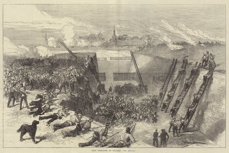 Belegeringsoperaties bij Chatham, de aanval door Sir John Charles Robinson
