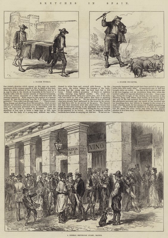 Schetsen in Spanje door Sir John Charles Robinson
