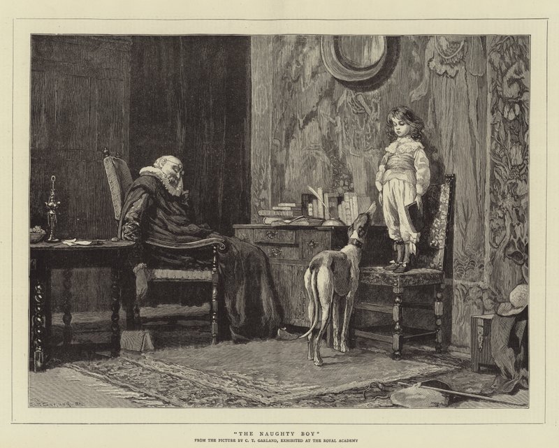 De stoute jongen door Charles Trevor Garland