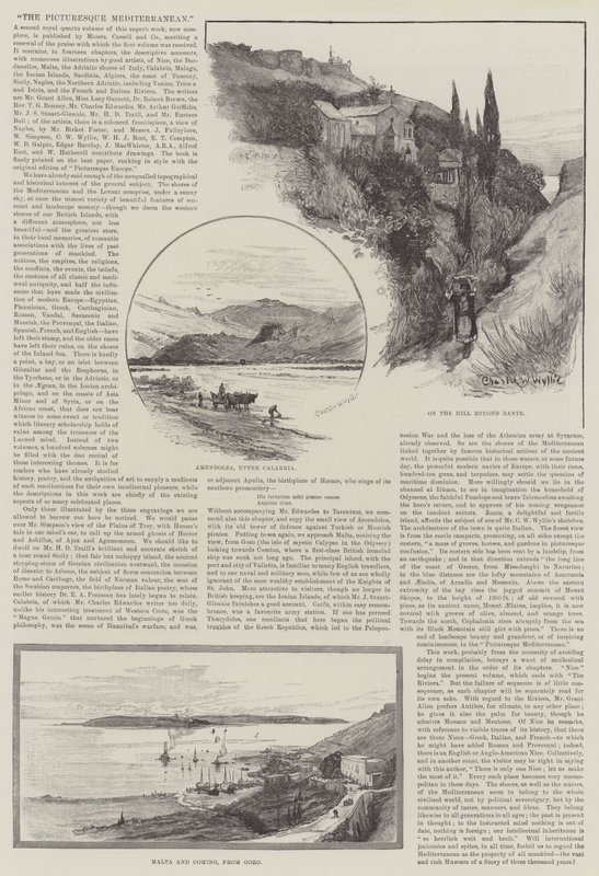 De schilderachtige Middellandse Zee door Charles William Wyllie