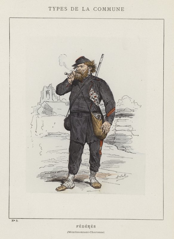 Federes, Menilmontant-Charonne door Charles Albert d Arnoux Bertall