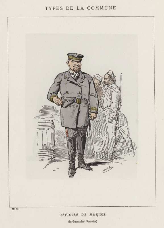 Marineofficier, Le Commandant Durassier door Charles Albert d Arnoux Bertall