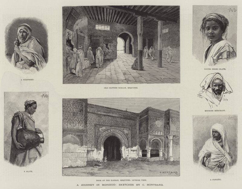 Een reis in Marokko door Charles Auguste Loye