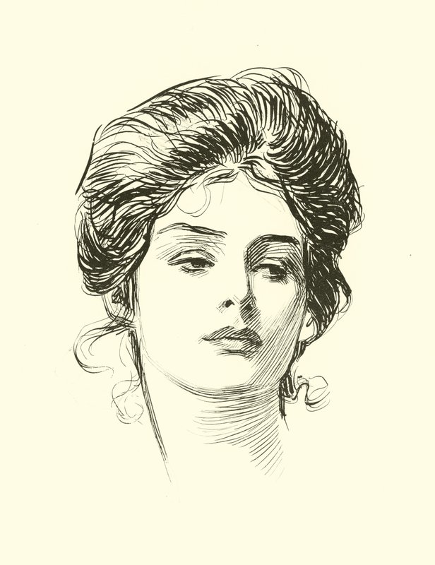 Illustratie voor De Sociale Ladder door Charles Dana Gibson
