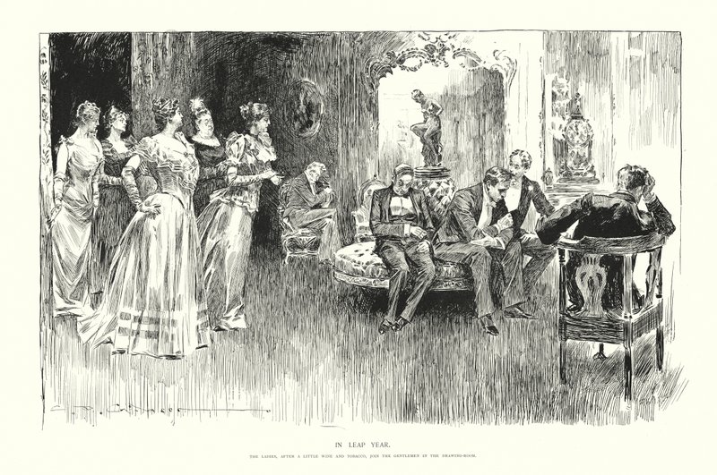 In Schrikkeljaar door Charles Dana Gibson