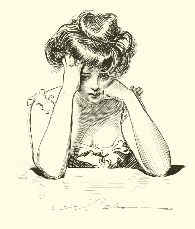 Ze besluit te sterven ondanks Dr. Bottles door Charles Dana Gibson