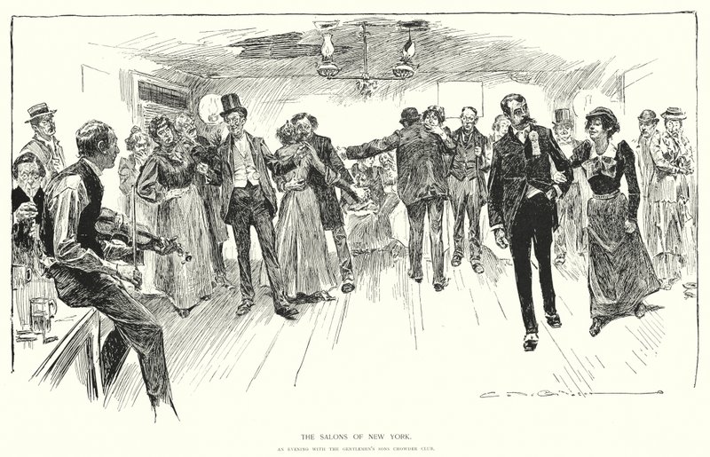 De salons van New York, een avond met de Gentlemen