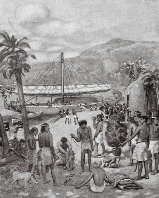 Vroeg Handel drijven in Egypte door Charles Daniel Ward