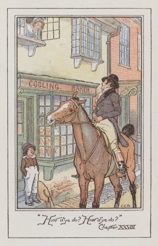 Illustratie voor Emma door Jane Austen door Charles Edmund Brock