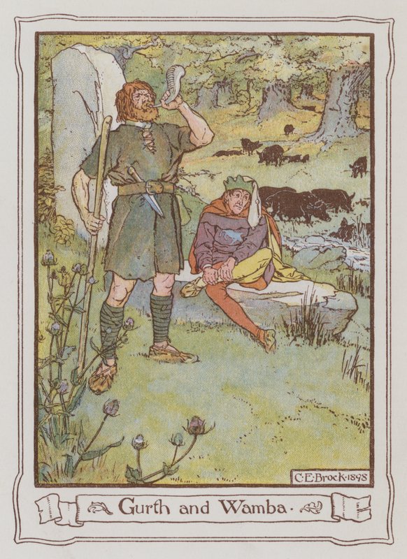 Illustratie voor Ivanhoe door Sir Walter Scott door Charles Edmund Brock