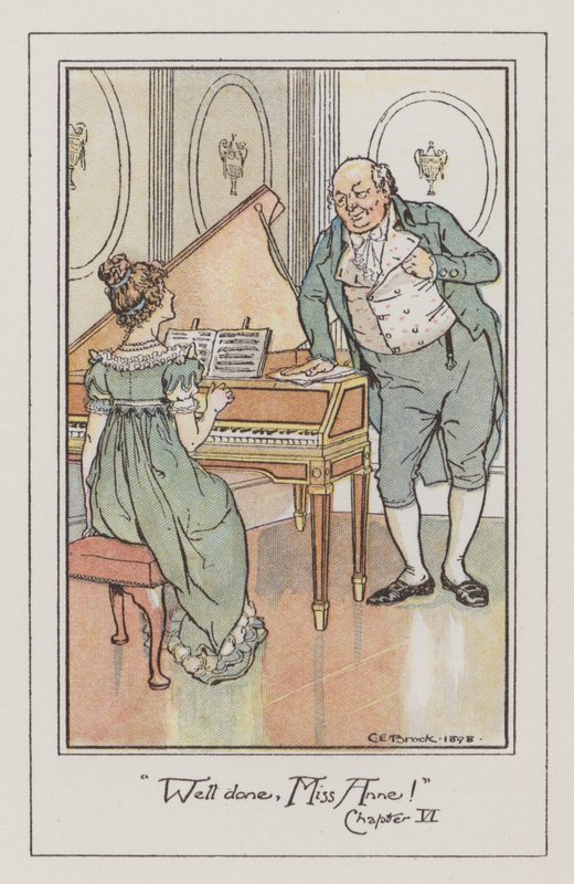 Illustratie voor Persuasion door Charles Edmund Brock