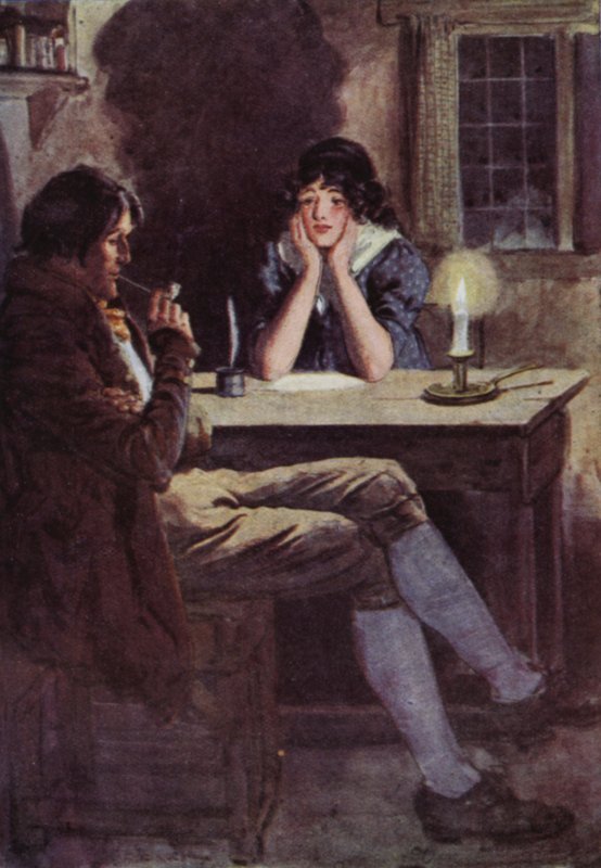 Illustratie voor The Broad Highway a Romance of Kent door Charles Edmund Brock