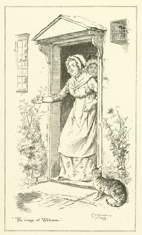Illustratie voor The Essays of Elia door Charles Lamb (gravure) door Charles Edmund Brock
