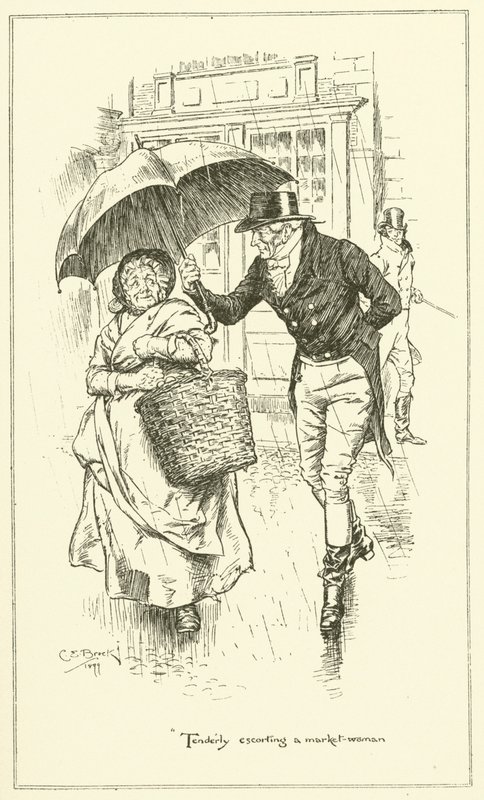 Illustratie voor The Essays of Elia door Charles Lamb door Charles Edmund Brock