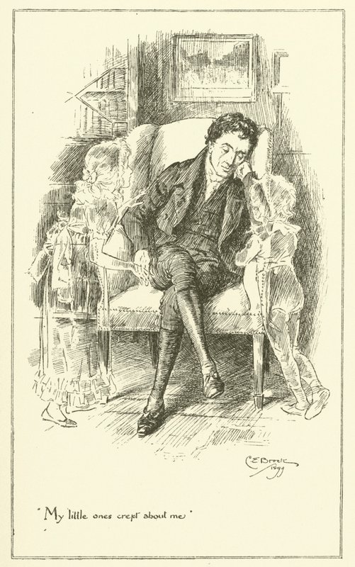 Illustratie voor De Essays van Elia door Charles Lamb door Charles Edmund Brock