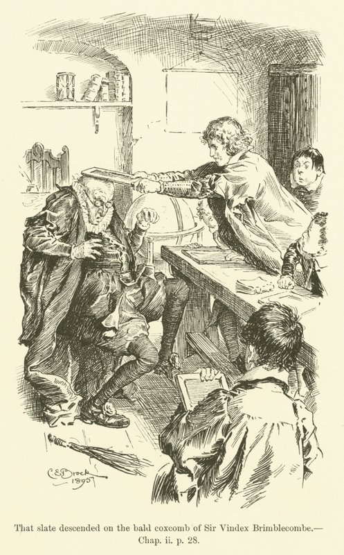 Illustratie voor Westward Ho! door Charles Kingsley door Charles Edmund Brock