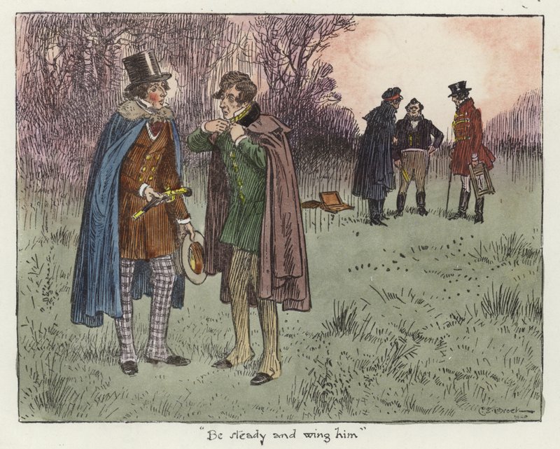 Illustratie voor de Pickwick Papers door Charles Edmund Brock