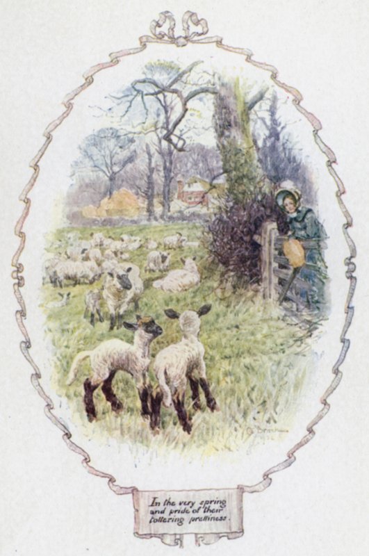 In de lente en trots van hun wankele schoonheid door Charles Edmund Brock