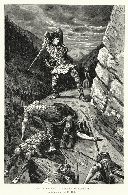 Roland Frappa Au Perron De Sardoine door Charles Edouard Delort