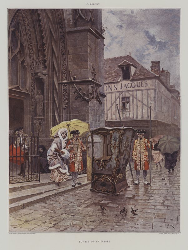 Na de Mis door Charles Edouard Delort