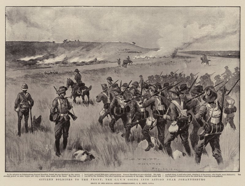 Burger Soldaten naar het Front, de CIV