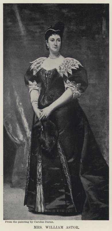 Mevrouw William Astor door Charles Emile Auguste Carolus Duran