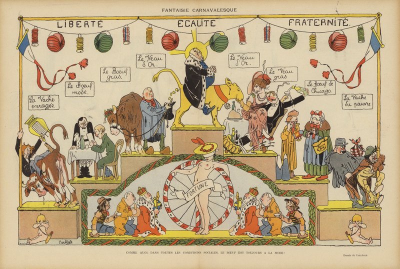 Illustratie voor Le Rire door Charles Emile Egli