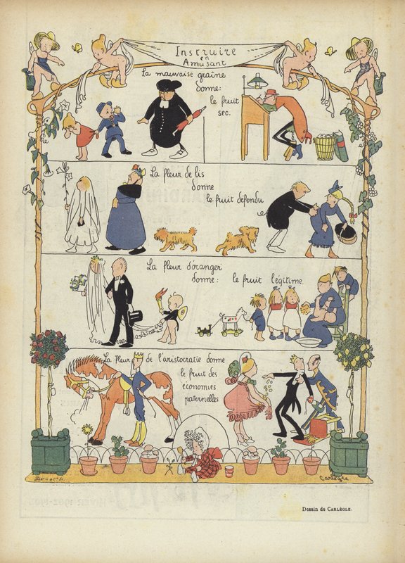 Illustratie voor Le Rire door Charles Emile Egli
