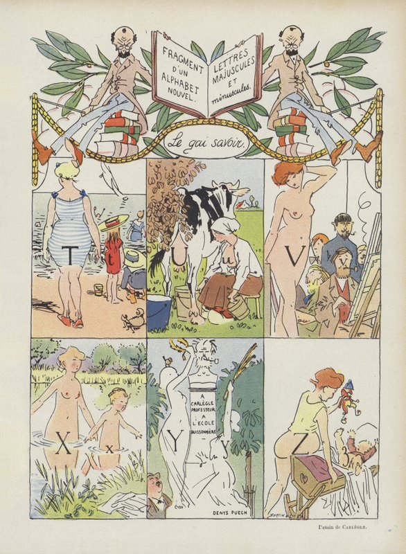Illustratie voor Le Rire door Charles Emile Egli