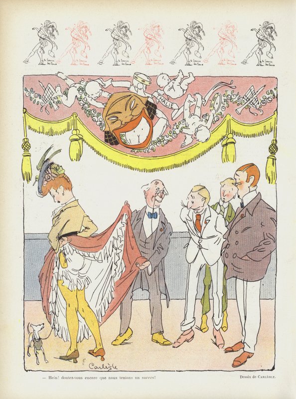 Illustratie voor Le Rire door Charles Emile Egli