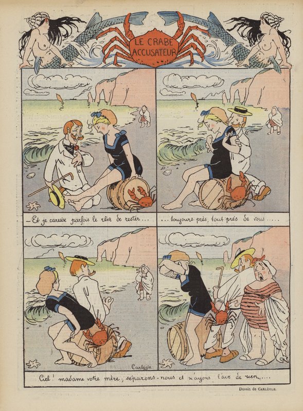 Illustratie voor Le Rire door Charles Emile Egli