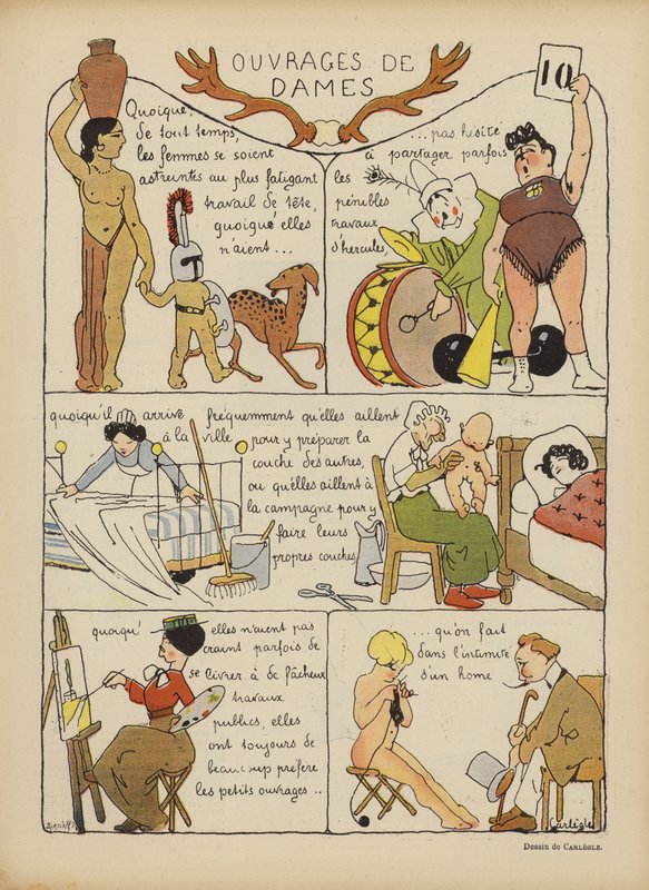Illustratie voor Le Rire door Charles Emile Egli
