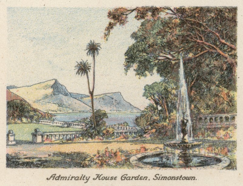 Zuid-Afrika: Admiralty House Garden, Simonstown door Charles Ernest Peers