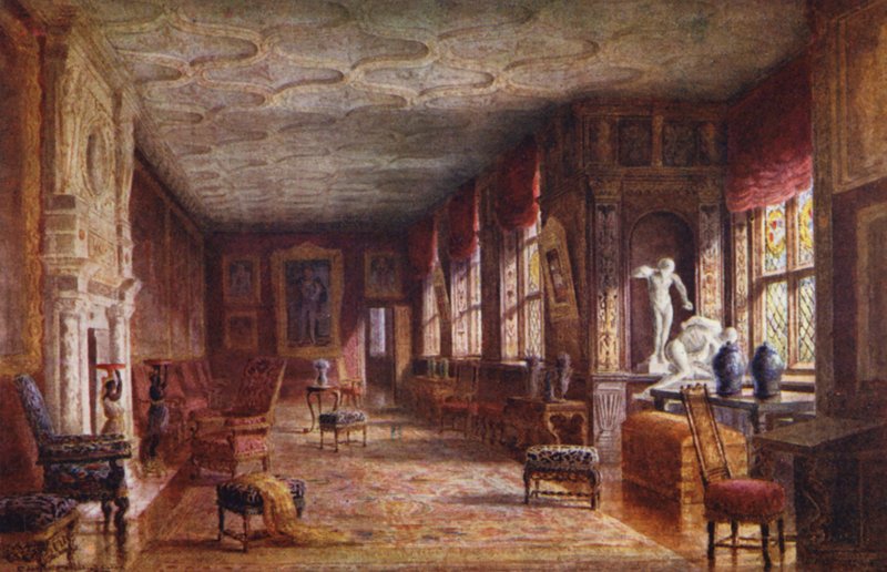 Knole House: Cartoon Gallery door Charles Essenhigh Corke