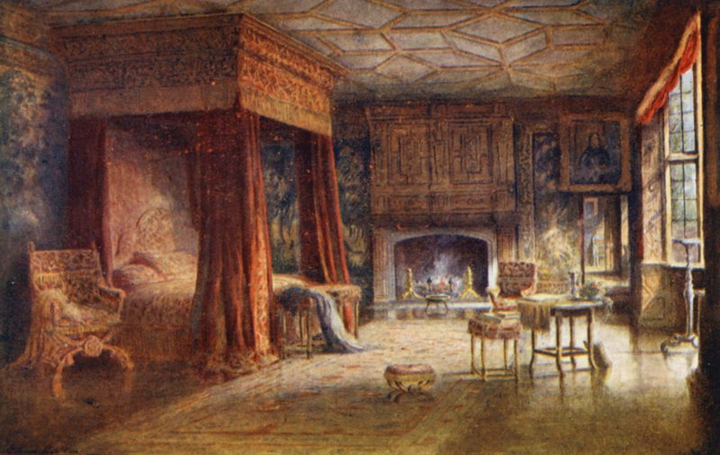 Knole House: Spangled Slaapkamer door Charles Essenhigh Corke